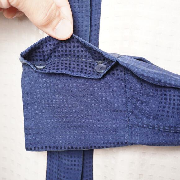 Theory Women's Embossed Checked Blouse - Picture 8 of 11